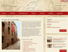 Tablet Screenshot of parc-cretaci.com